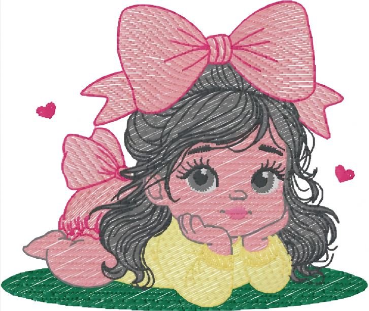 Baby Girl embroidery design