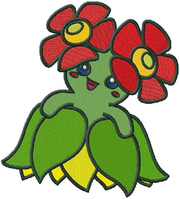 Bellossom embroidery design
