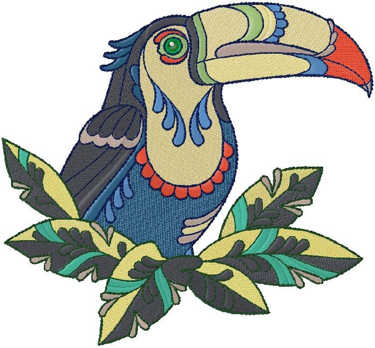 Bird Embroidery Design