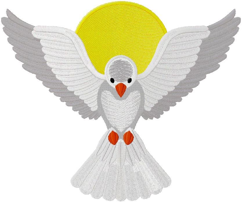 Dove embroidery design
