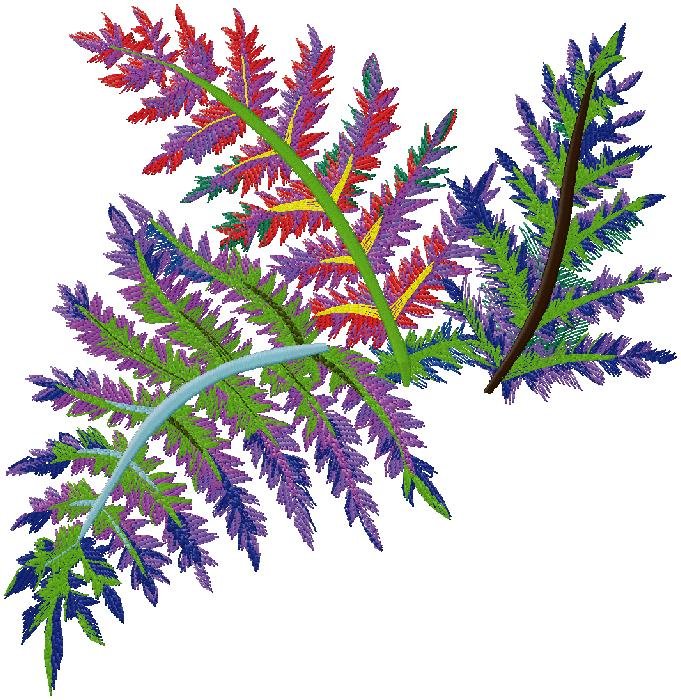 branches machine embroidery design 