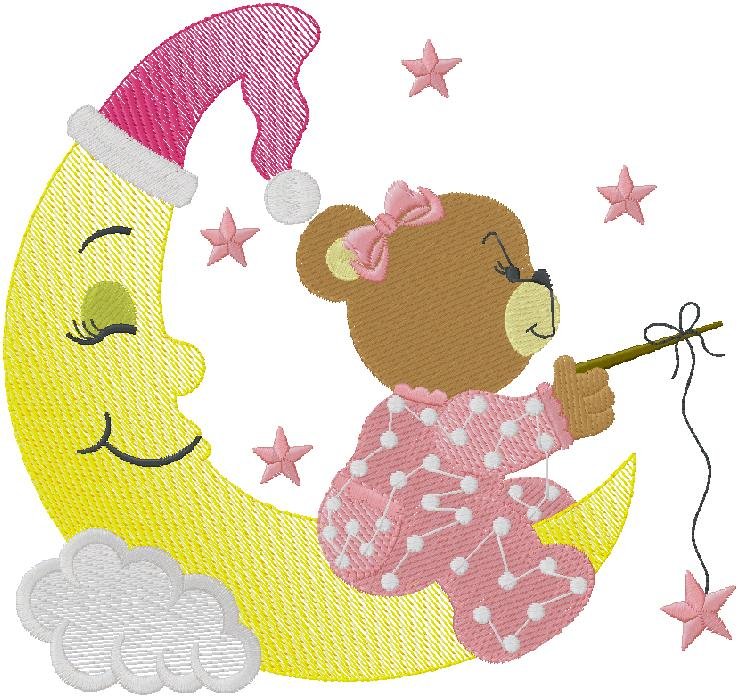 cute Bear embroidery design