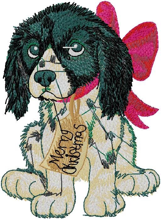 cute Dog embroidery design