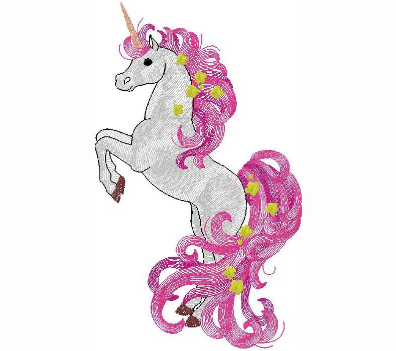 cute Unicorn embroidery design