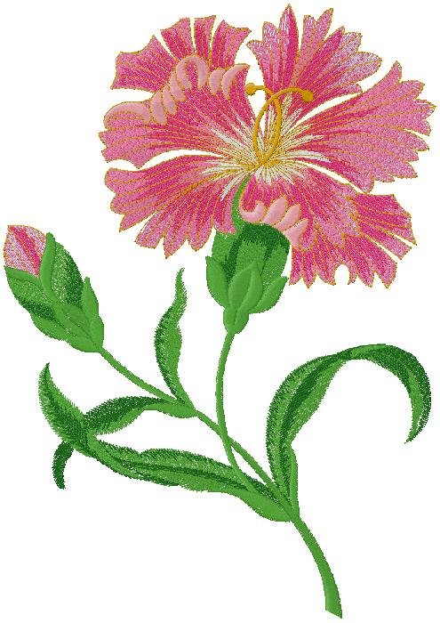 fantastic flower embroidery design