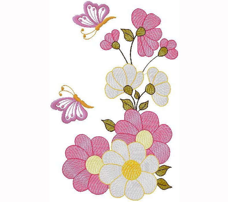 floral Embroidery Design