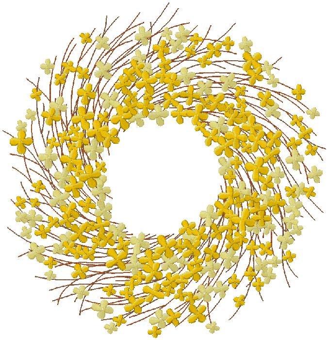 floral machine Embroidery Design