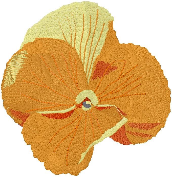 flower machine embroidery design