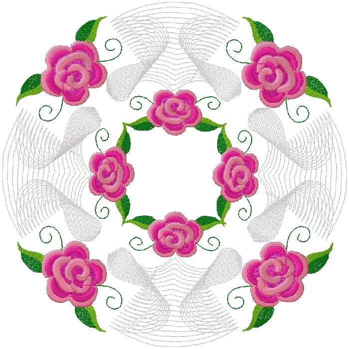 wonderful floral embroidery design