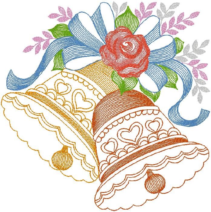 Bells machine Embroidery Design