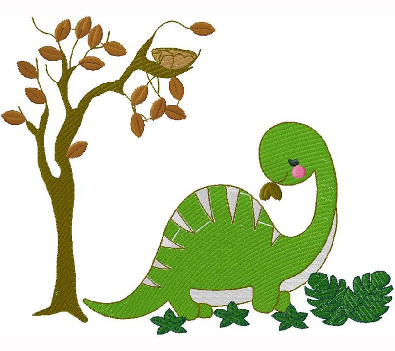 Dinosaur Embroidery Design