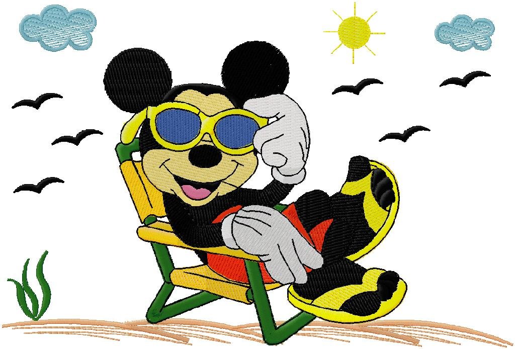 Mickey embroidery design