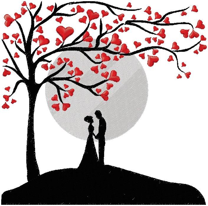 Romantic - Machine Embroidery Design