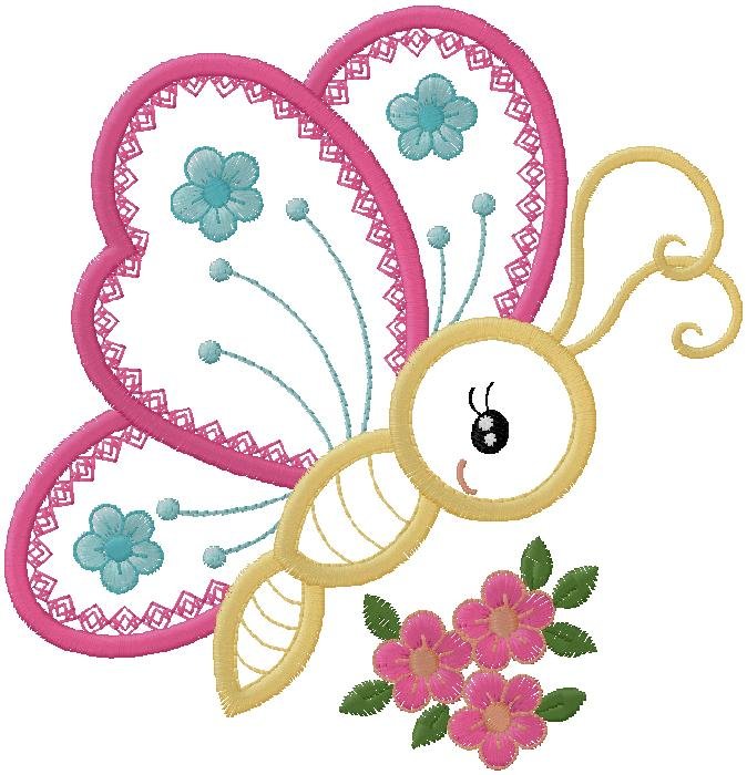 butterfly Embroidery Design