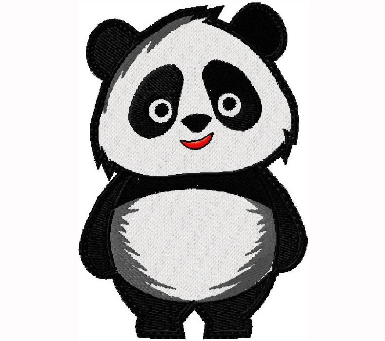 cute Panda embroidery design