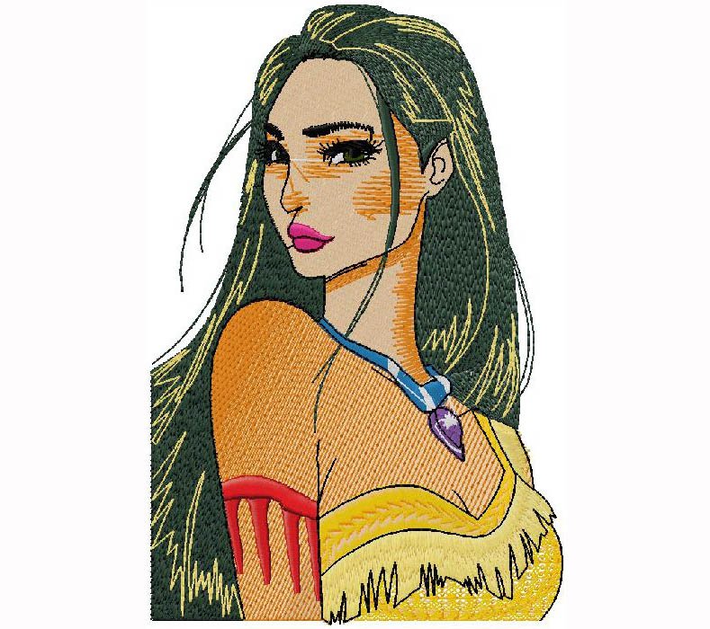 cute Girl embroidery design