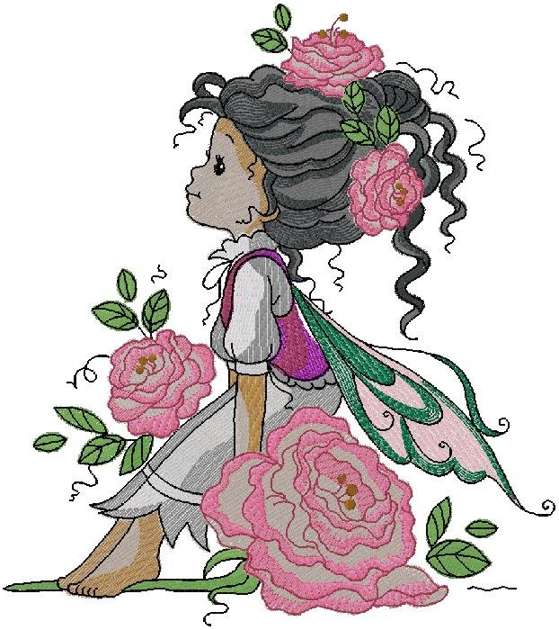 fantastic Fairy embroidery design