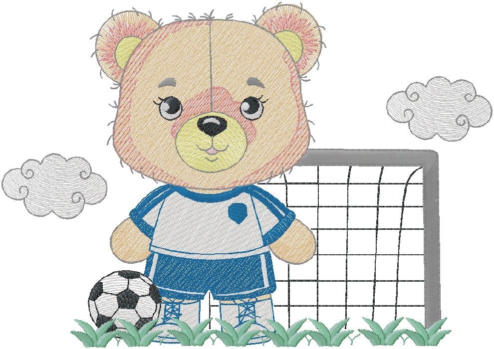 fantastic Teddy embroidery design