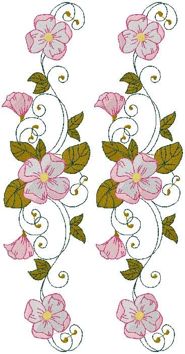 Floral - machine embroidery design