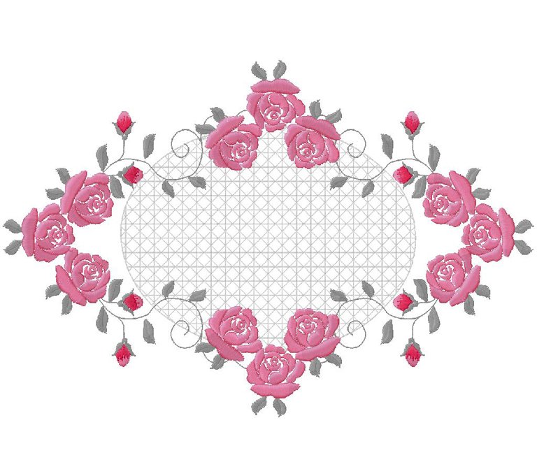 wondeful floral embroidery design