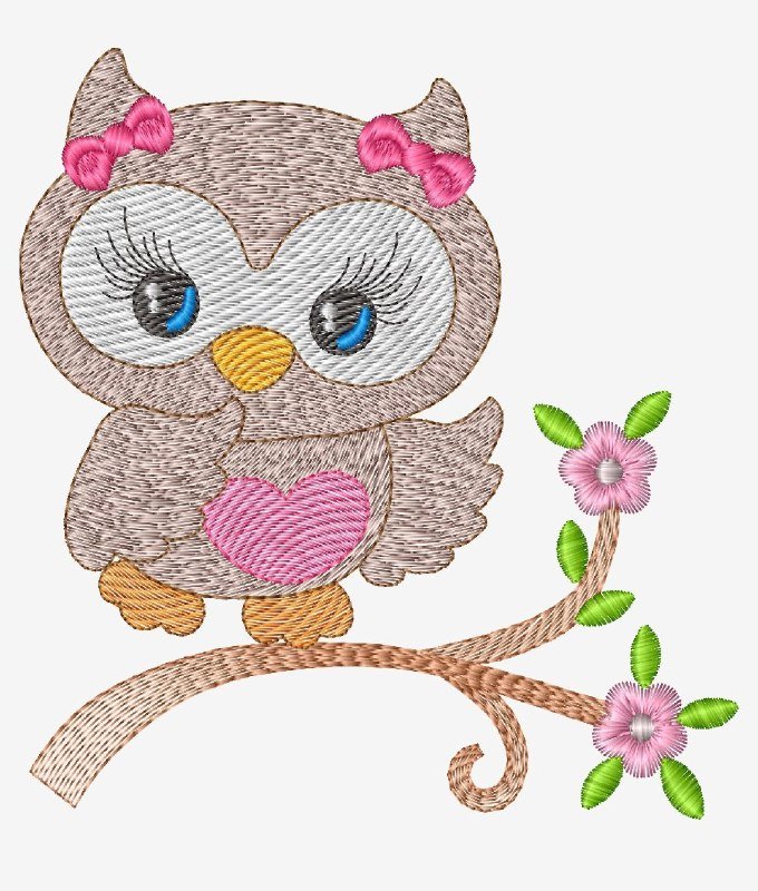 Bird embroidery design for free download