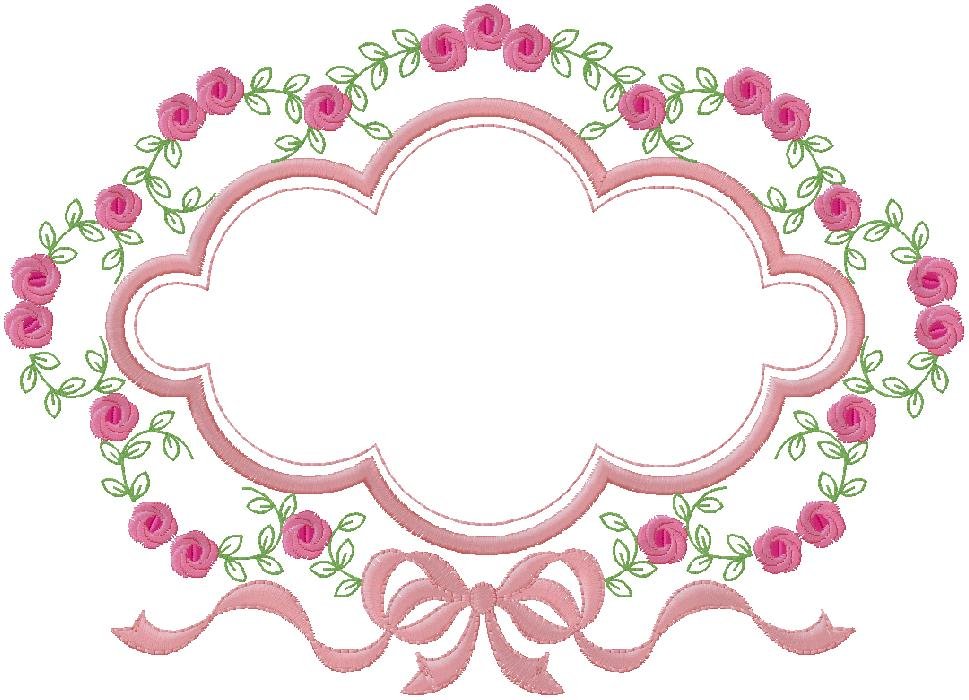 Floral embroidery design