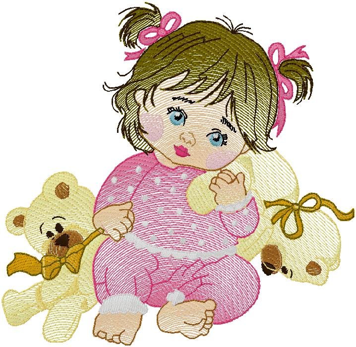cute Baby embroidery design