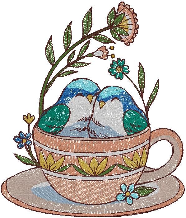 cute Birds design for free download