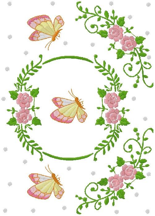 floral Embroidery Design