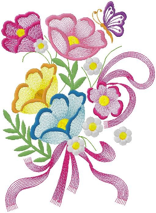 floral machine embroidery designs