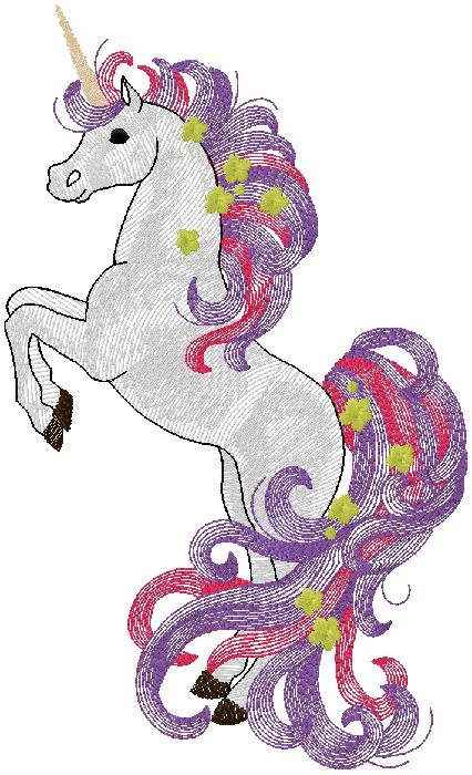 wonderful Unicorn - embroidery design