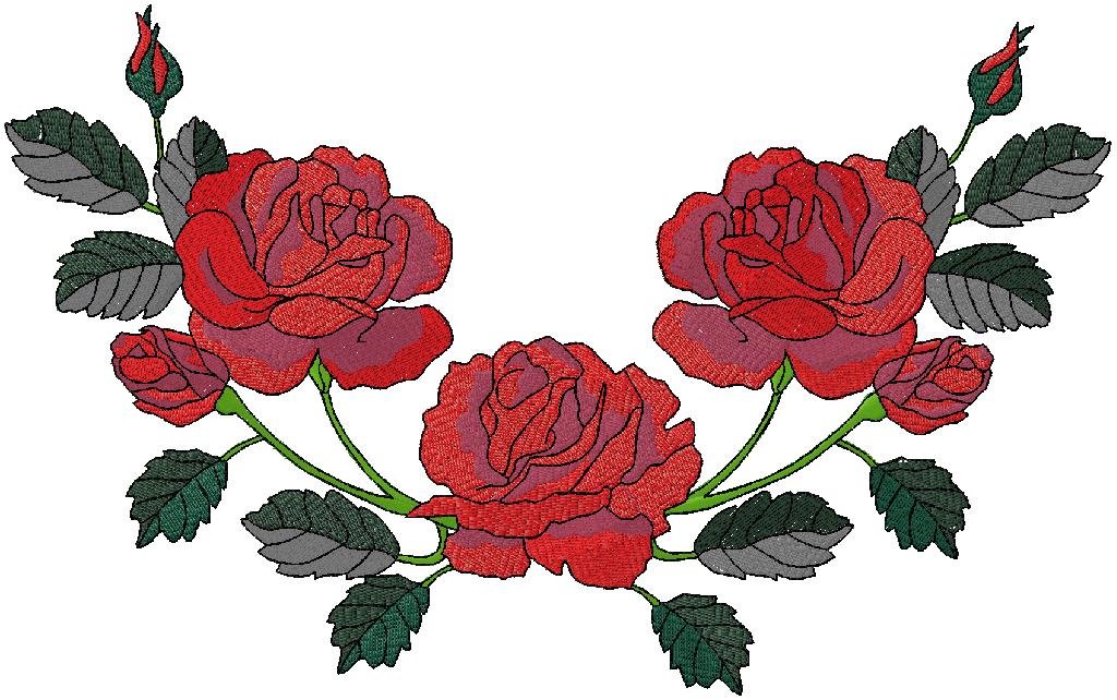 wonderful floral design for free download