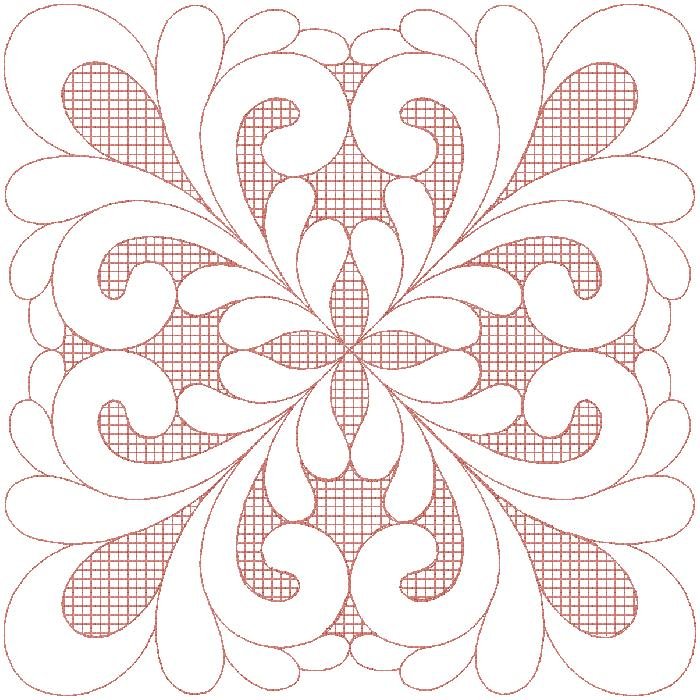 wonderful pattern Embroidery Design