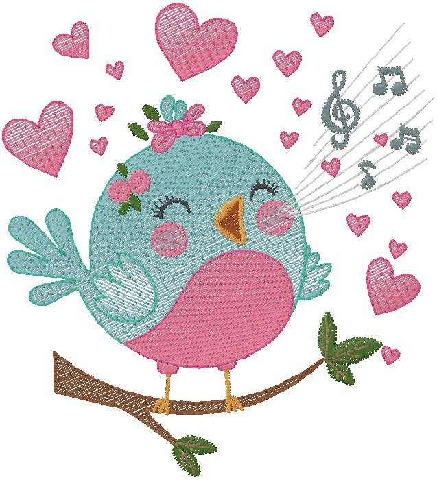 Bird - Machine Embroidery Design