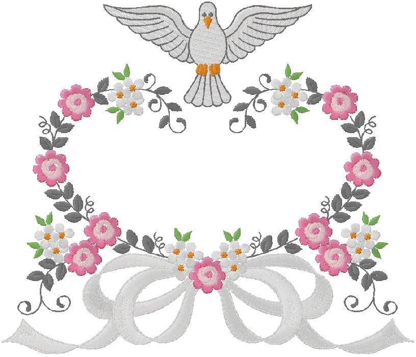 Dove machine Embroidery Design