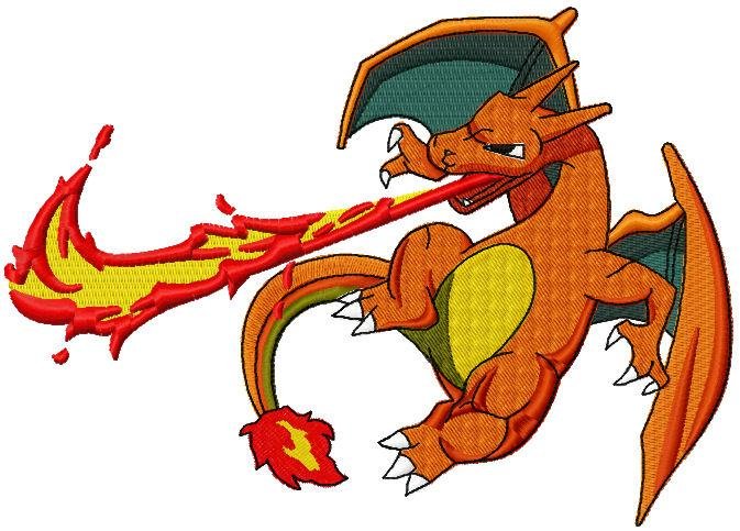 Dragon machine Embroidery Design