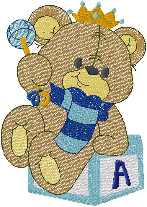Teddy Bear machine embroidery design