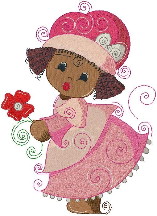 cute Girl Embroidery Designs