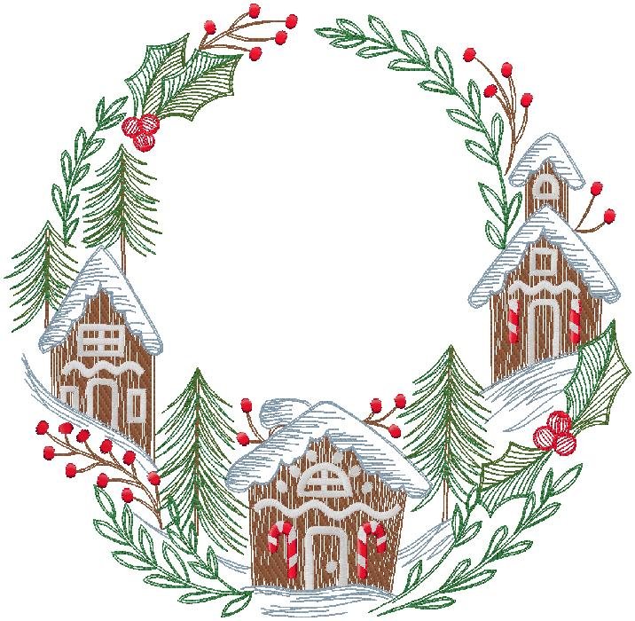 embroidery design for christmas