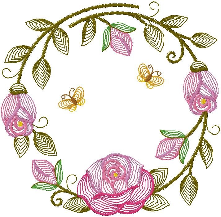 floal machine Embroidery Design