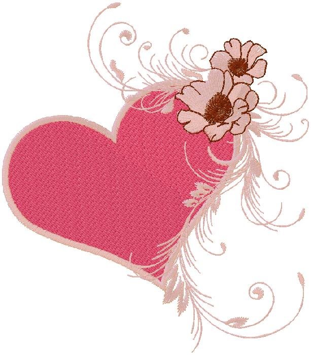 wonderful Heart embroidery design