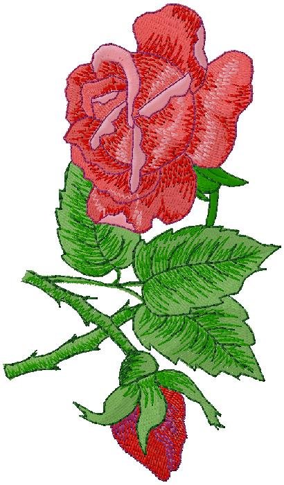 flower machine embroidery design 