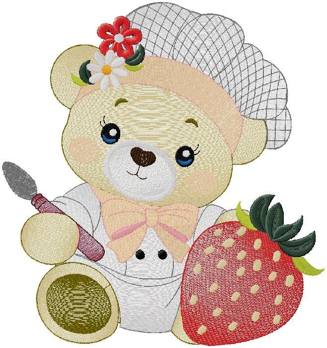 wonderful Teddy machine Embroidery Design