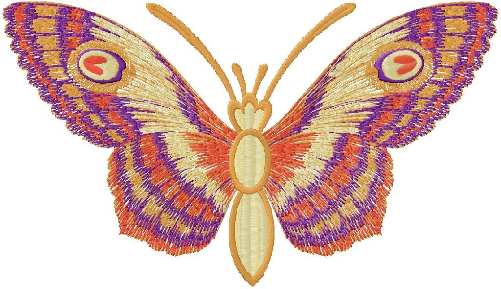 wonderful Butterfly embroidery design