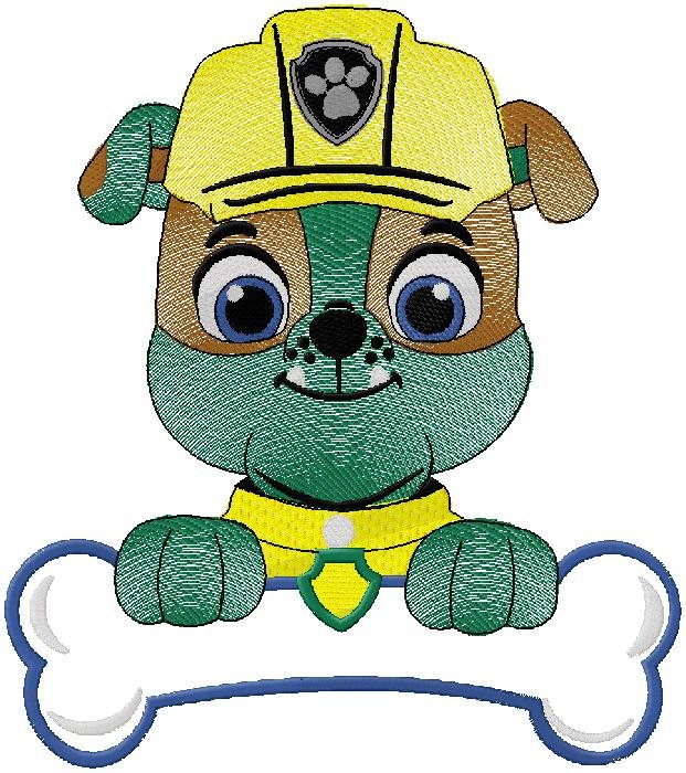 cute Dog machine embroidery design