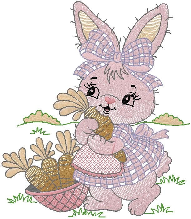 cute Bunny embroidery design