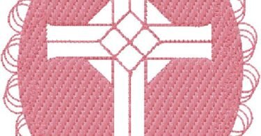 Cross embroidery design