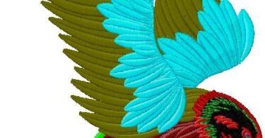 Eagle embroidery design