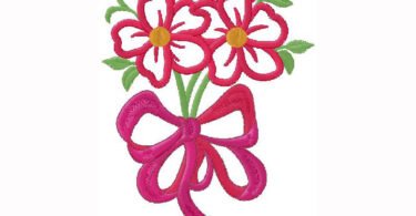 floral embroidery design
