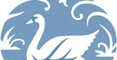 swan machine embroidery design